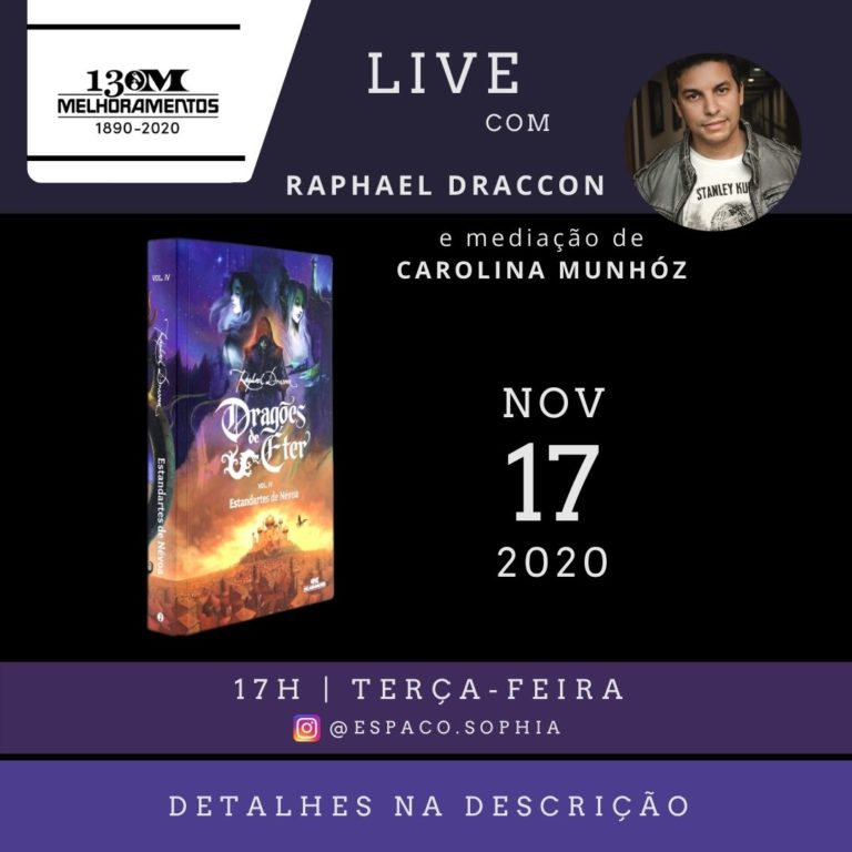 Raphael Draccon, roteirista da Netflix e autor da saga Dragões de Éter revela detalhes do trabalho