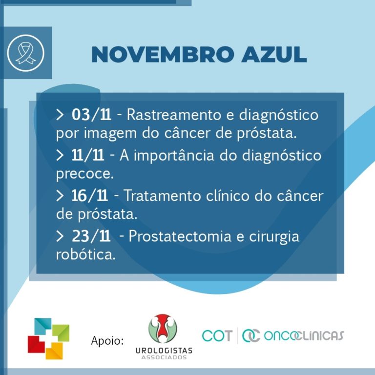 Especialistas do UMC e COT Oncoclínicas esclarecem sobre o câncer de próstata no Novembro Azul