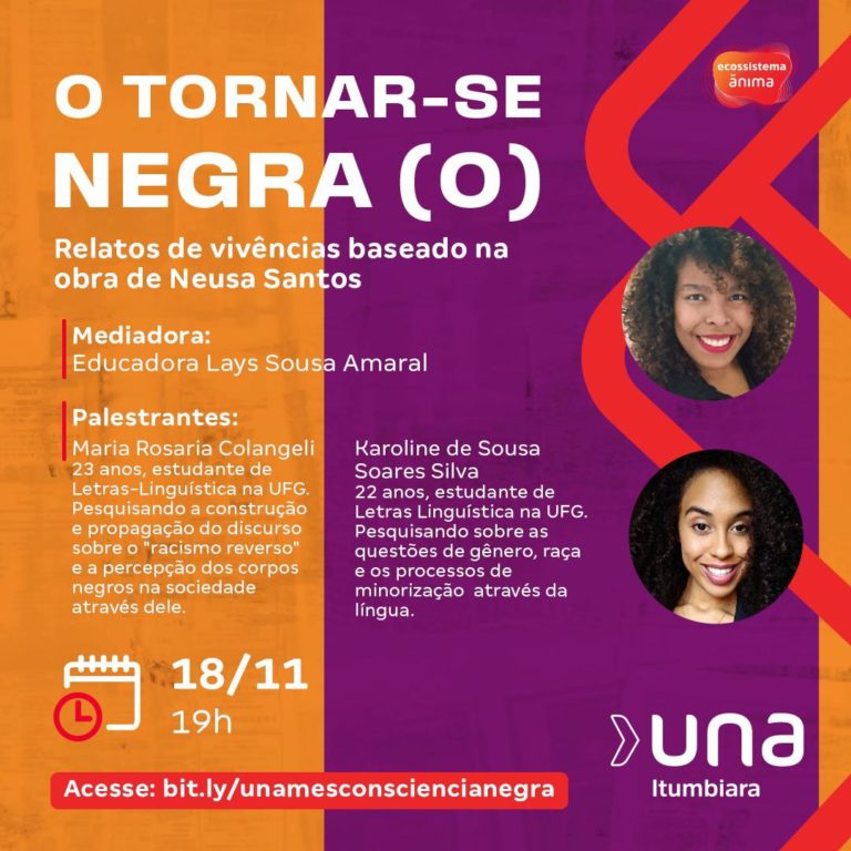 Una debate o ‘Tornar-se negro’ em comemoração ao Dia da Consciência Negra