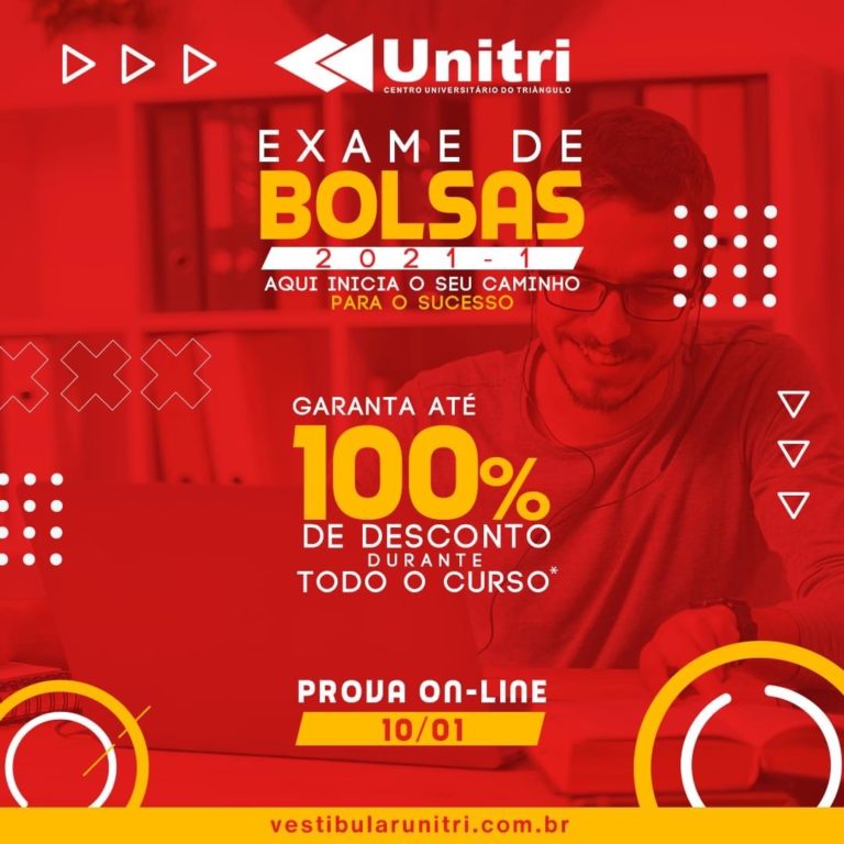 Exame de Bolsas Unitri ganha nova edição