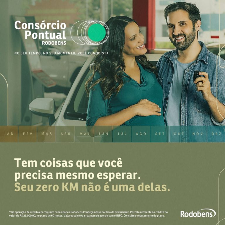 Rodobens anuncia plano Consórcio Pontual de automóveis, com facilidade inédita no mercado