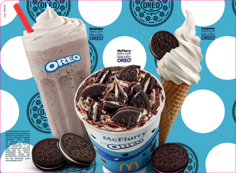 McDonald’s lança três novas sobremesas com Oreo