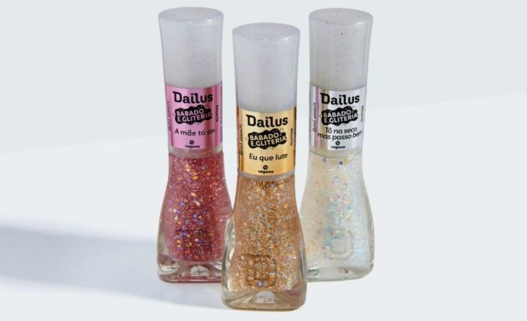 DAILUS apresenta trio de esmaltes com glitter e efeito holográfico para curtir a nostalgia do Carnaval