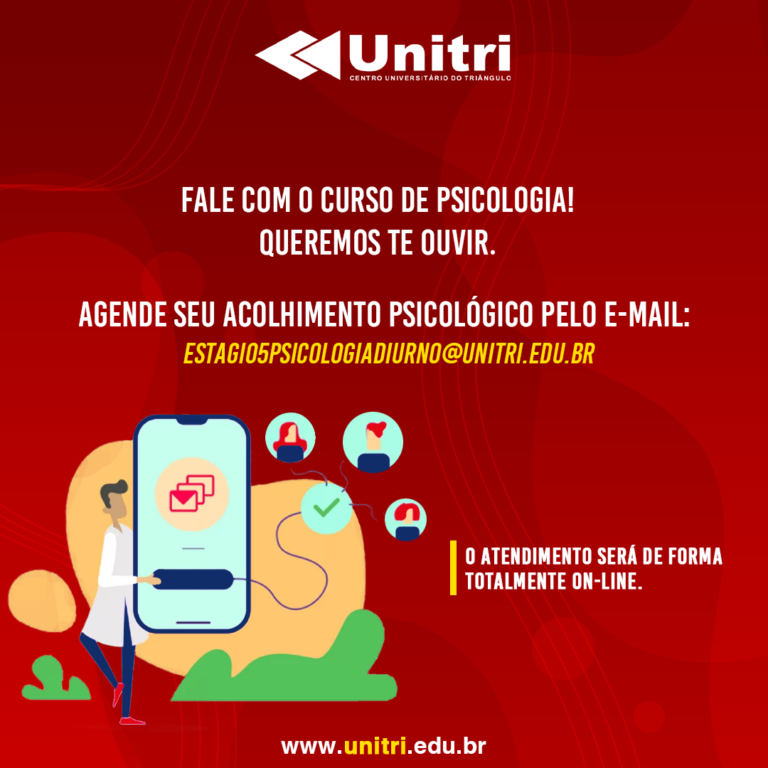 Núcleo de Psicologia da Unitri oferece atendimento psicológico gratuito