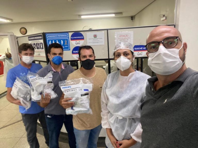 Juntos por Uberlândia repassa aparelhos de ventilação não invasiva para rede pública de saúde