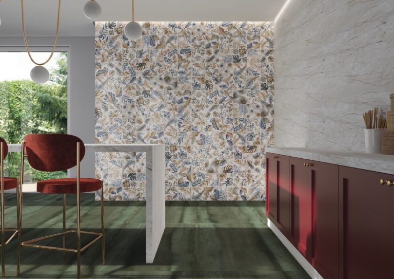 Porcelanatos com toque de ouro trazem sofisticação e são tendências em projetos