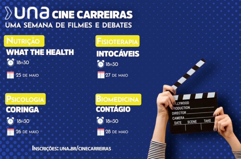 Cine Carreiras: Una promove semana de exibição de filmes com debates sobre áreas da saúde