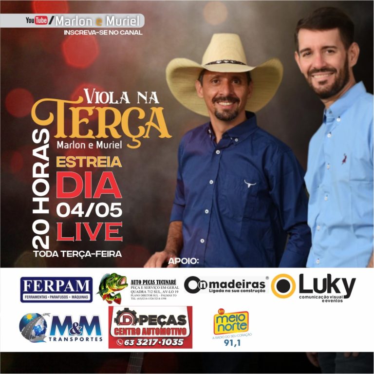 A dupla Marlon e Muriel lanca novo projeto “Viola na terça”