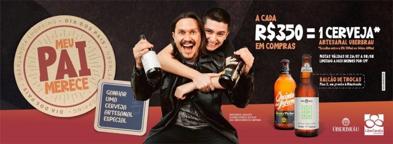 Uberlândia Shopping lança campanha Compre e Ganhe para Dia dos Pais