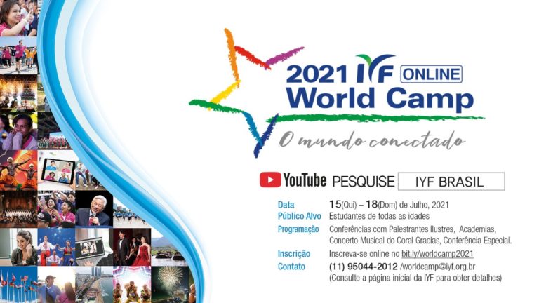 IYF World Culture Camp apresentará Concurso de  Oratória  de Educação Emocional