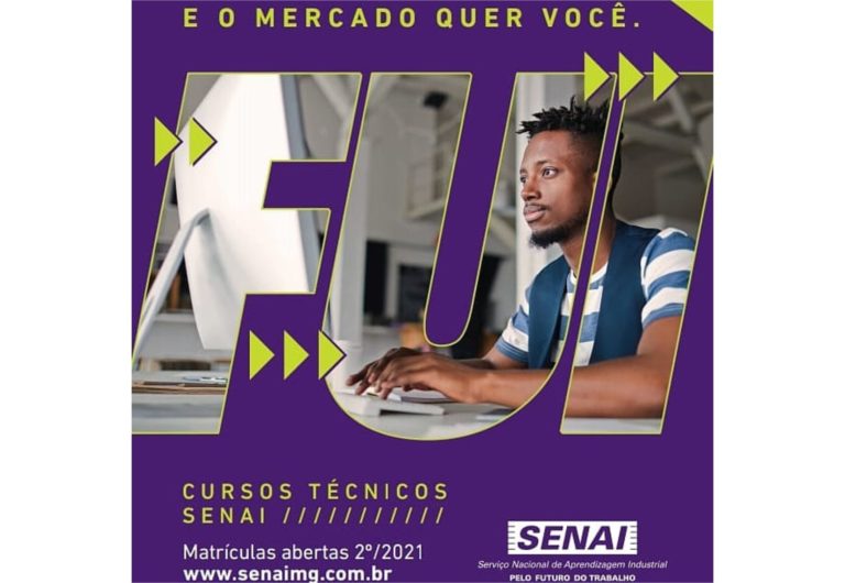 Estão abertas as matrículas para os cursos técnicos do SENAI 2021