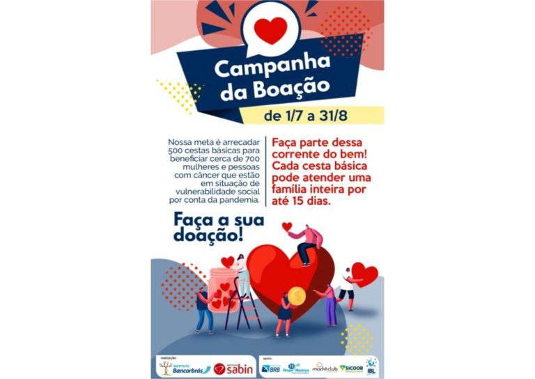 Corações solidários: Campanha da Boação 2021 irá arrecadar recursos para instituições que atendem mulheres e pessoas com câncer