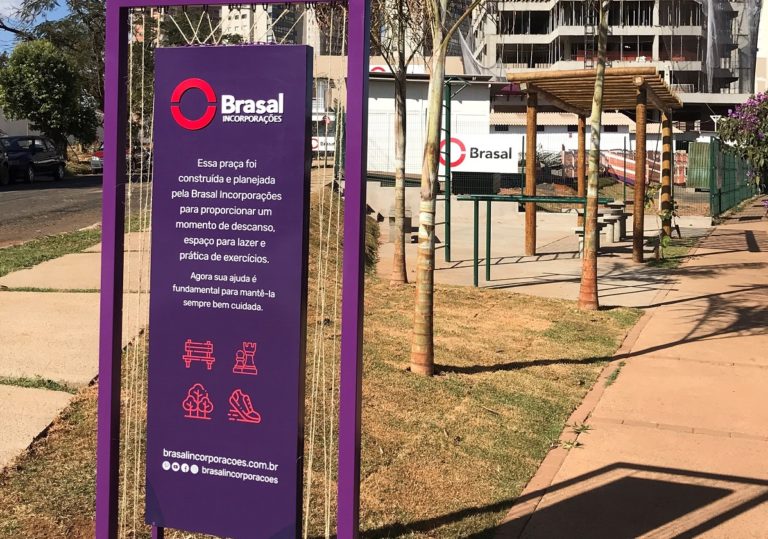 Brasal Incorporações constrói praça para comunidade na região Sul