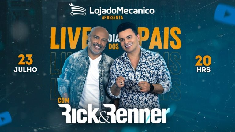 Loja do Mecânico faz live com Rick e Renner em comemoração ao Dia dos Pais
