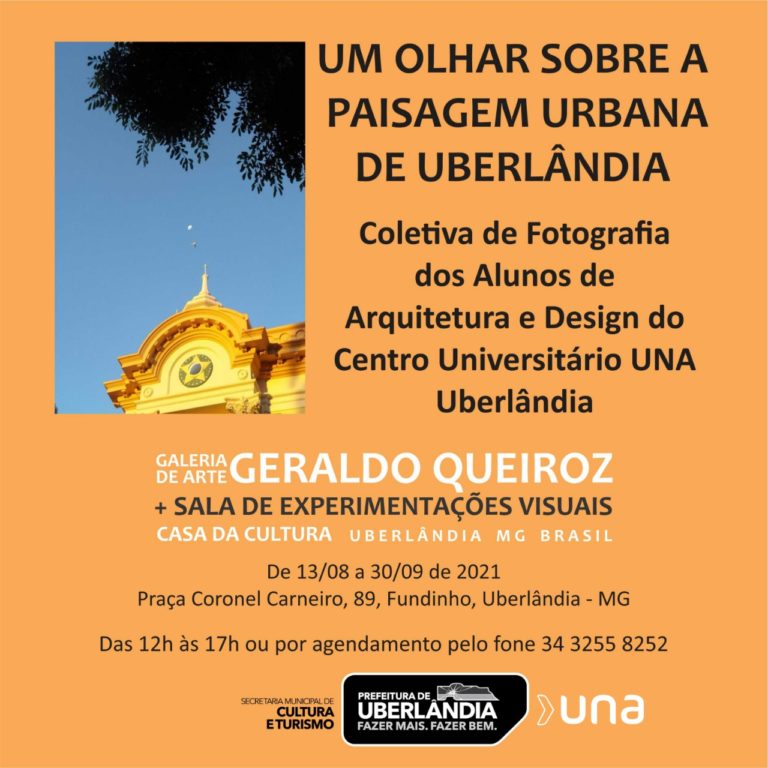 Una Uberlândia realiza exposição fotográfica sobre paisagens da cidade na Casa da Cultura