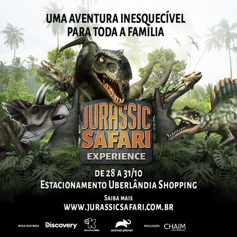 Jurassic Safari Experience chega a Uberlândia com aventura inesquecível para toda a família