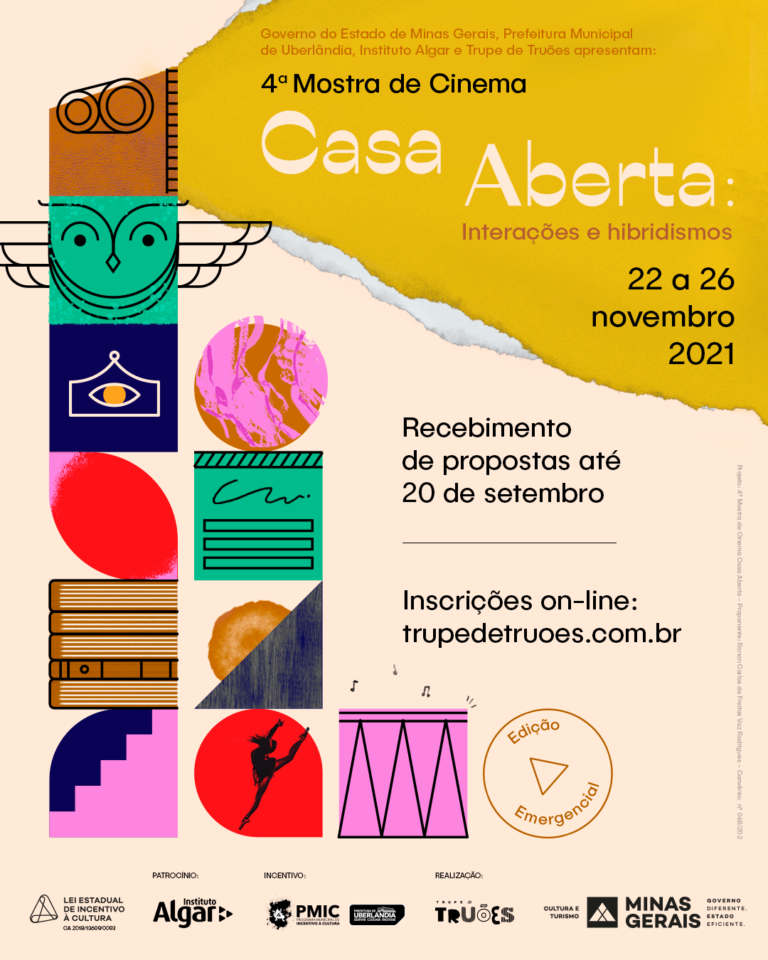 Inscrições para a 4ª Mostra de Cinema Casa Aberta seguem até o dia 20 deste mês