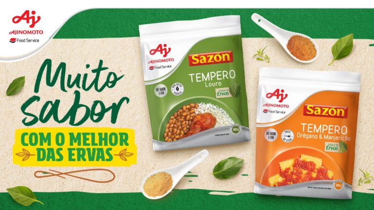 Ajinomoto® Food Service lança linha SAZÓN® Profissional Toque de Ervas