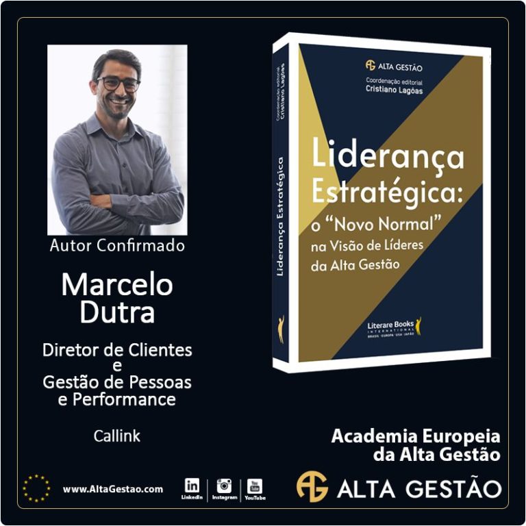 Diretor da Callink é coautor do livro ‘Liderança Estratégica – O Novo Normal na Visão de Líderes da Alta Gestão’