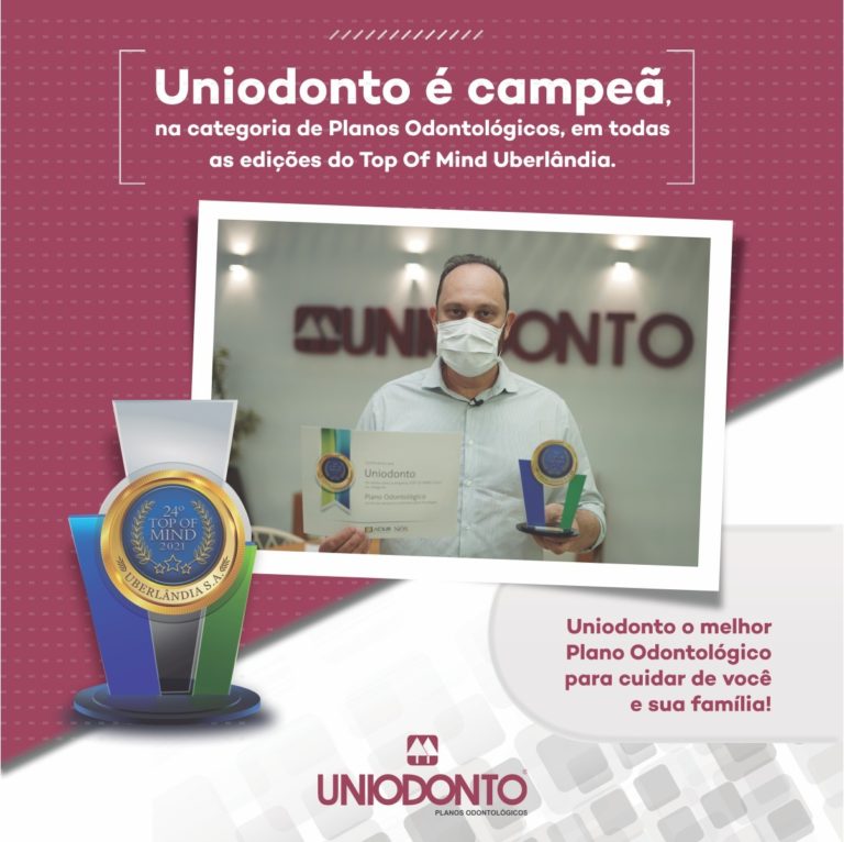 Uniodonto recebe o prêmio Top Of Mind