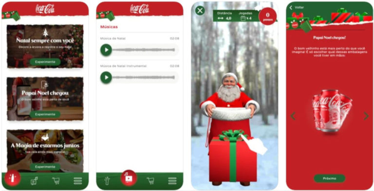 Coca-Cola FEMSA Brasil lança aplicativo de Natal com jogo interativo e realidade aumentada