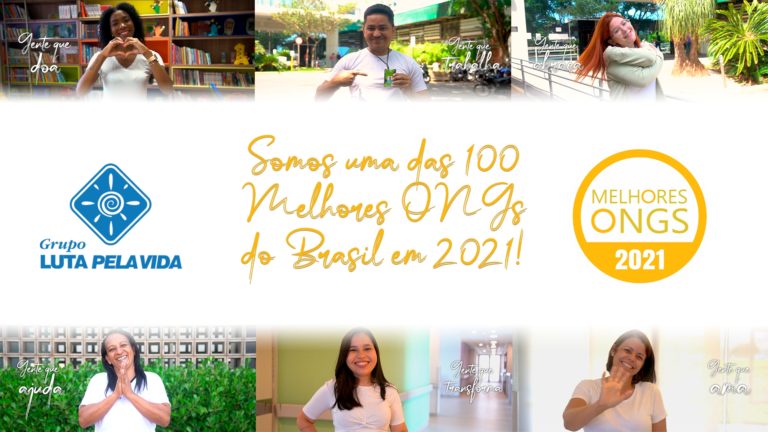 Grupo Luta Pela Vida é uma das 100 melhores ONGs do Brasil pelo quarto ano consecutivo
