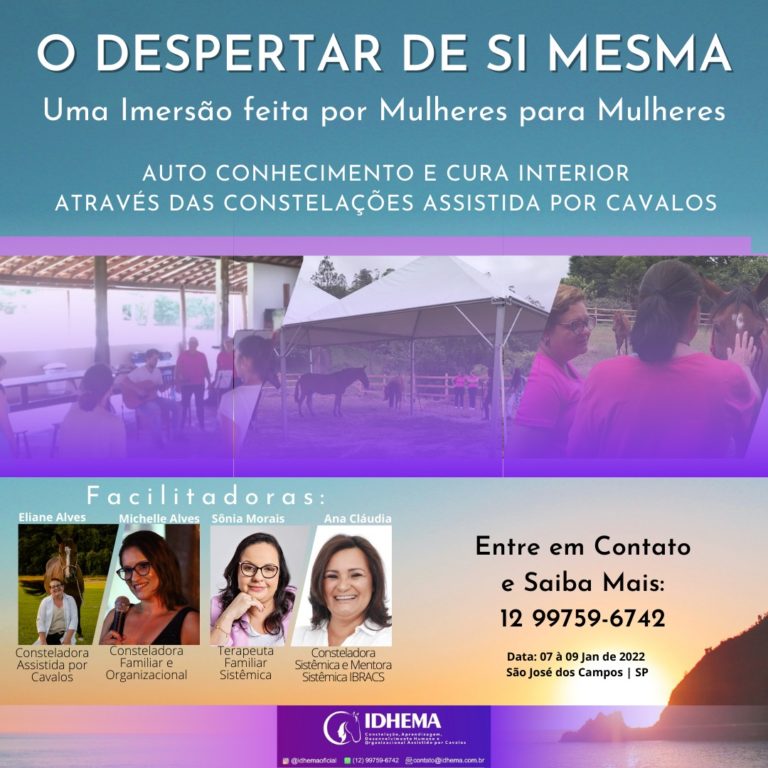 Instituto de Desenvolvimento Humano promove imersão de resgate da energia feminina