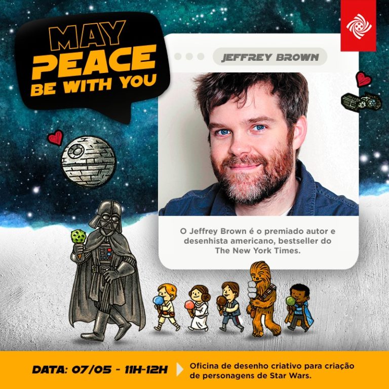 Thomas May The 4th traz oficina online com desenhista Jeffrey Brown