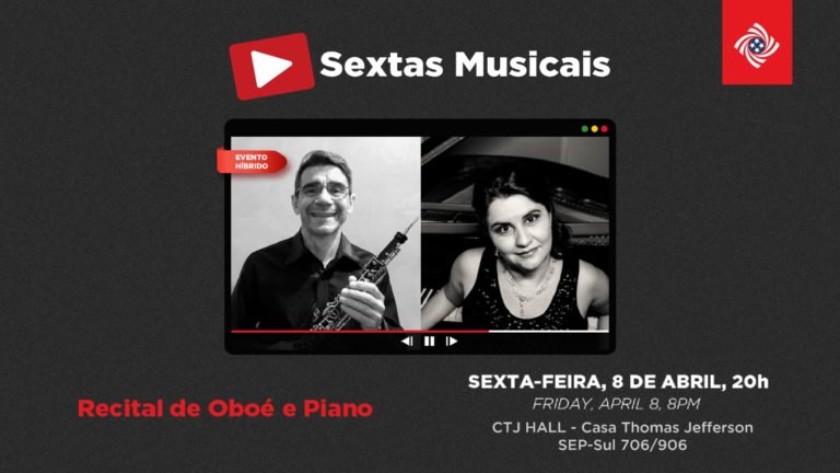 José Medeiros e Fabiola Pinheiros apresentam Recital de Oboé e Piano nesta sexta (8)