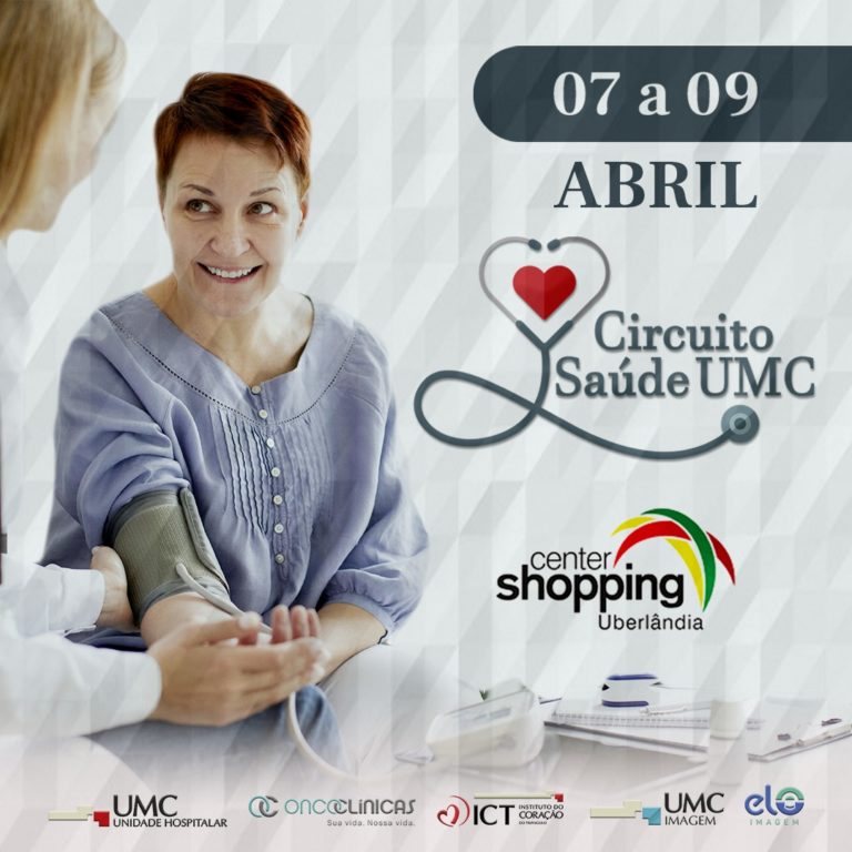 A Unidade Hospitalar UMC promove ações para o Dia Mundial da Saúde no Center Shopping
