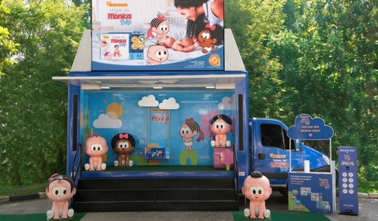 Caminhão da Turma da Mônica Baby estará em Uberlândia