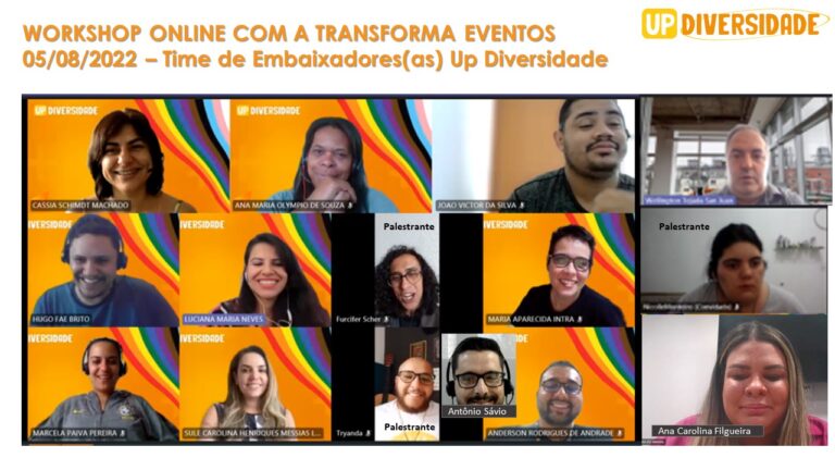 Up Brasil realiza 1º Workshop da Diversidade LGBTQI+