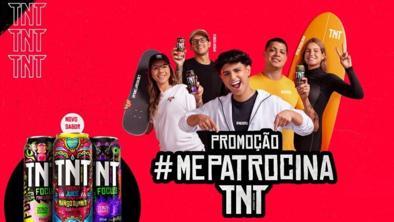 TNT Energy Drink lança energético para o verão, promoção com recompensas instantâneas e prêmio final de até R$ 120 MIL