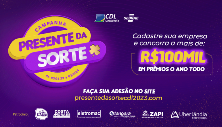 Presente da Sorte 2023 distribuirá mais de R$100mil em prêmios