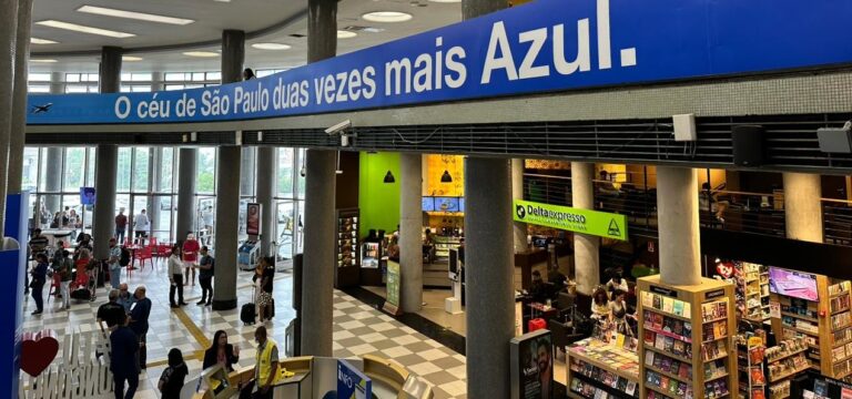 Congonhas mais Azul: companhia mais que dobra oferta de voos em um dos aeroportos mais movimentados do país