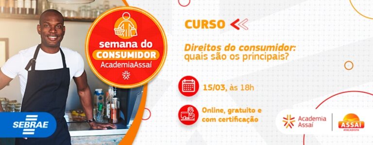 Academia Assaí traz curso especial sobre direitos do(a) consumidor(a)