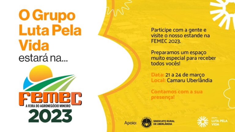 Participantes da Femec podem contribuir com o Grupo Luta Pela Vida durante o evento