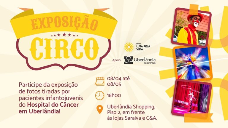 Exposição de fotografias tiradas por pacientes marca celebração dos 23 anos do Hospital do Câncer em Uberlândia