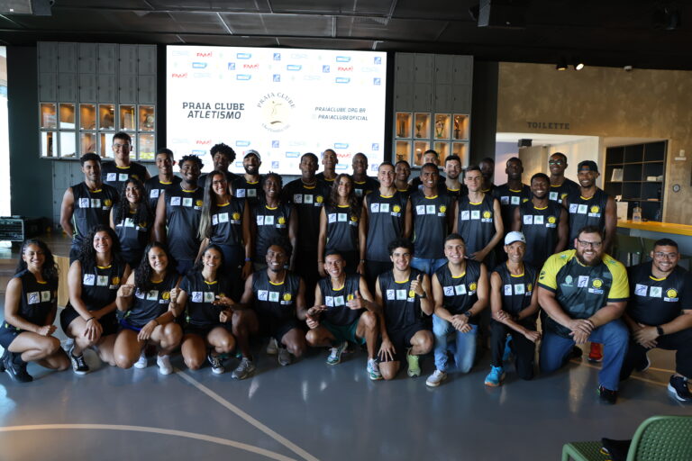 Praia Clube apresenta equipe de atletismo mirando as Olimpíadas de Paris 2024