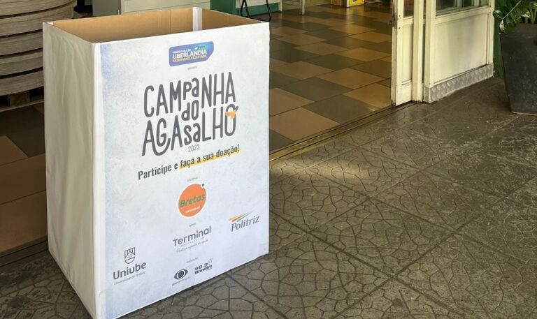 Rede de supermercados é ponto de coleta da Campanha do Agasalho em Uberlândia