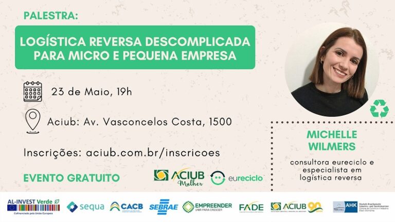 Logística Reversa é tema de palestra da Aciub no dia 23 de maio; Inscreva-se!