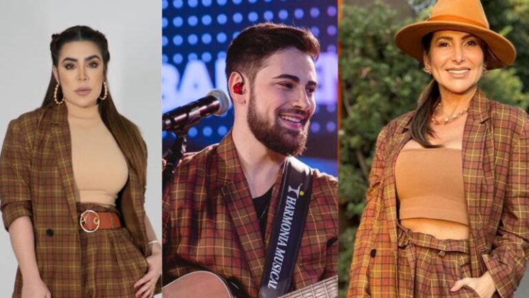 Naiara Azevedo aposta nas tendências sustentáveis e veste look repetido para shows da temporada das festas juninas