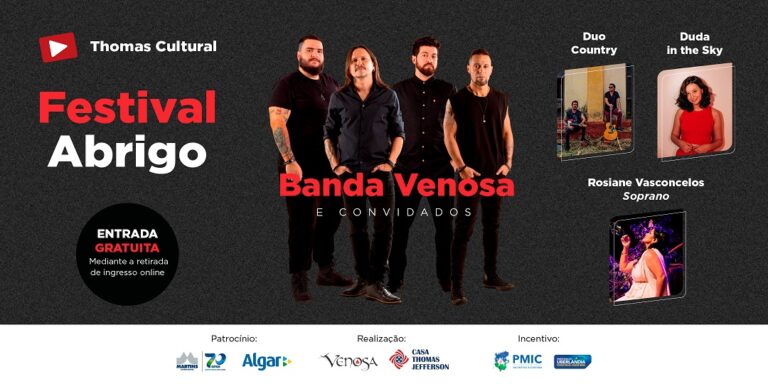 Casa Thomas Jefferson é palco da primeira edição do Festival do Abrigo