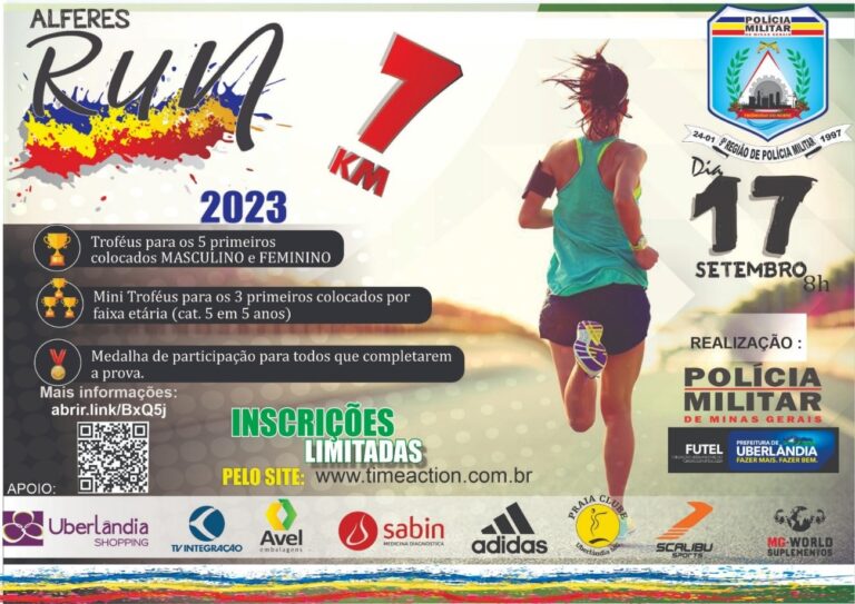 Uberlândia Shopping recebe a 5ª edição da Corrida Alferes Run 2023