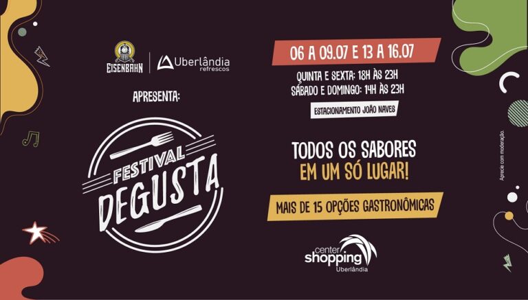 Vem aí a 4ª edição do Festival Degusta do Center Shopping!