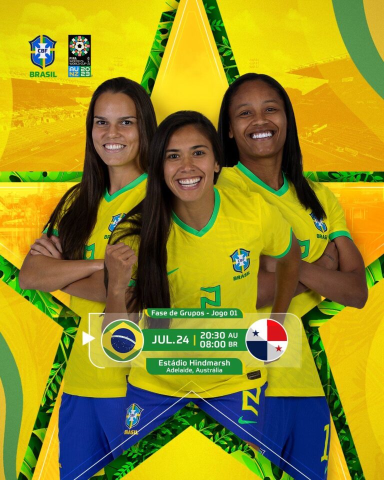 É amanhã! Seleção Brasileira Feminina estreia na Copa do Mundo em busca do título inédito