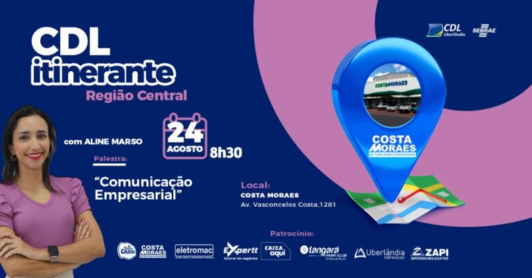 Comunicação Empresarial é o tema do próximo CDL Itinerante