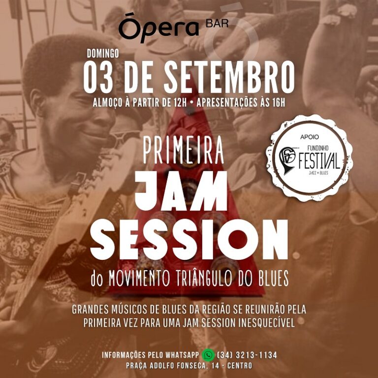 Fundinho Festival apoia “Primeira Jam Session do Movimento Triângulo do Blues”