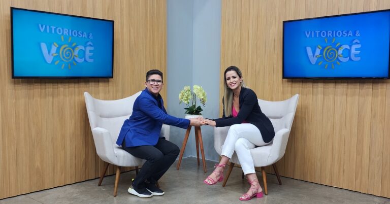 TV Vitoriosa prepara novo programa com apresentação de Aldair dos Santos e Dayane Rodrigues