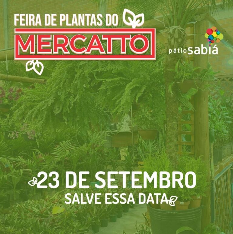 Feira de Plantas no Pátio Sabiá promete encantar amantes da jardinagem